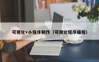 平邑可视化+小程序制作（可视化程序编程）